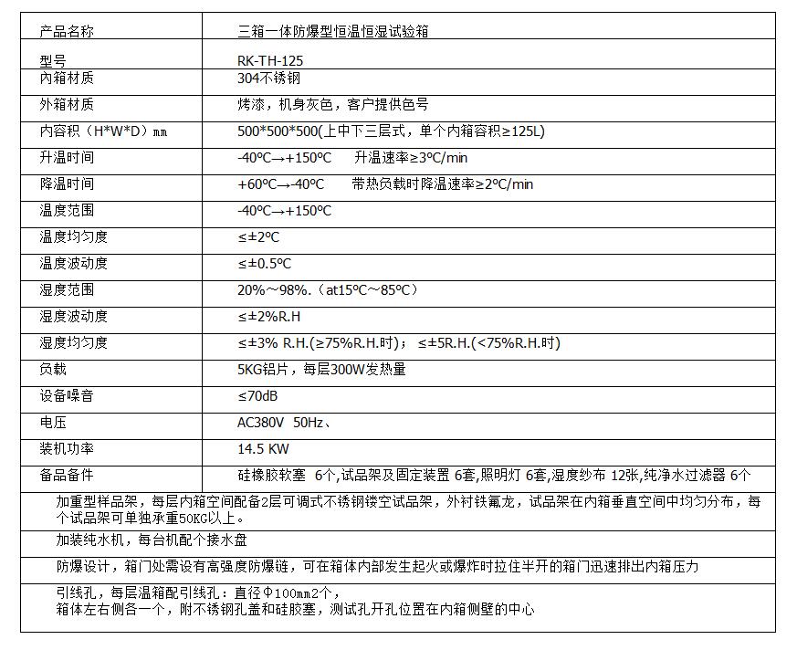 三箱一体防爆型91免费观看视频参数